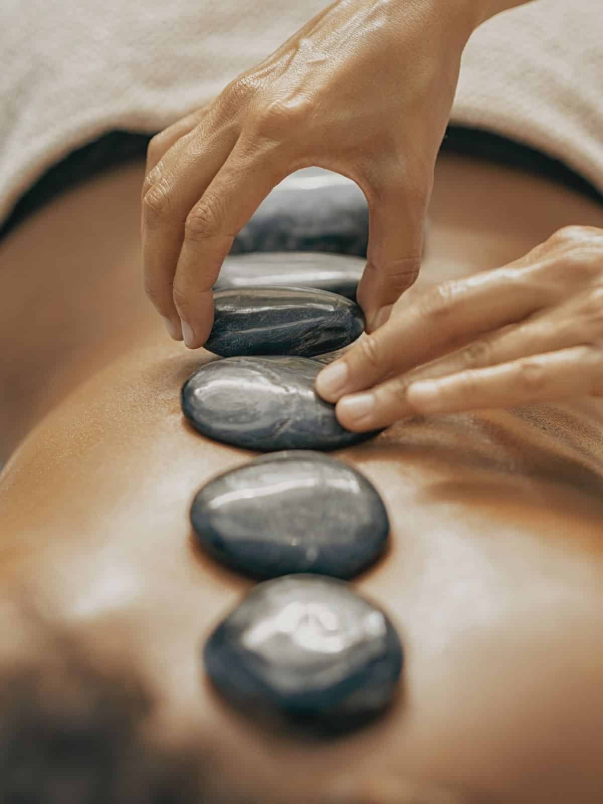 Stones on a Woman's Back